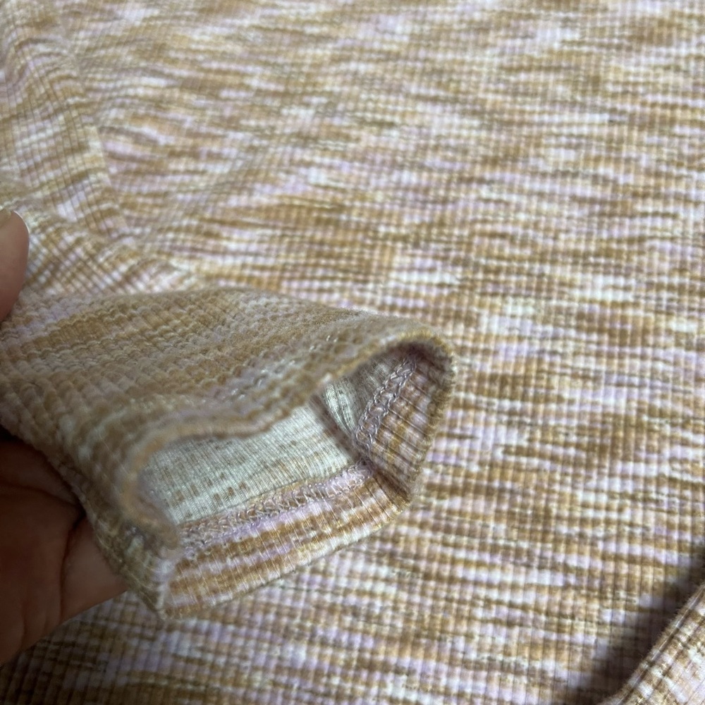 Girl Old Navy Pink and Tan Long Sleeve Top - Picture 5 of 6